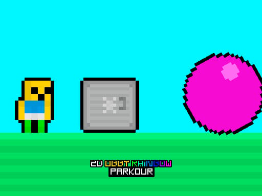 2D Obby Rainbow Parkour logo