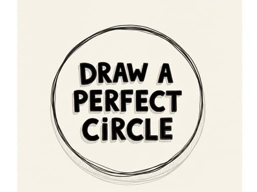 Draw a Perfect Circle logo