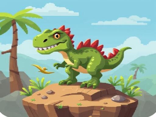 Dunkeon dino logo