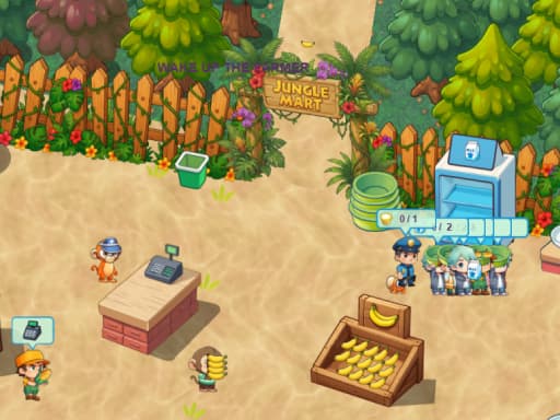 Jungle Mart idle game logo